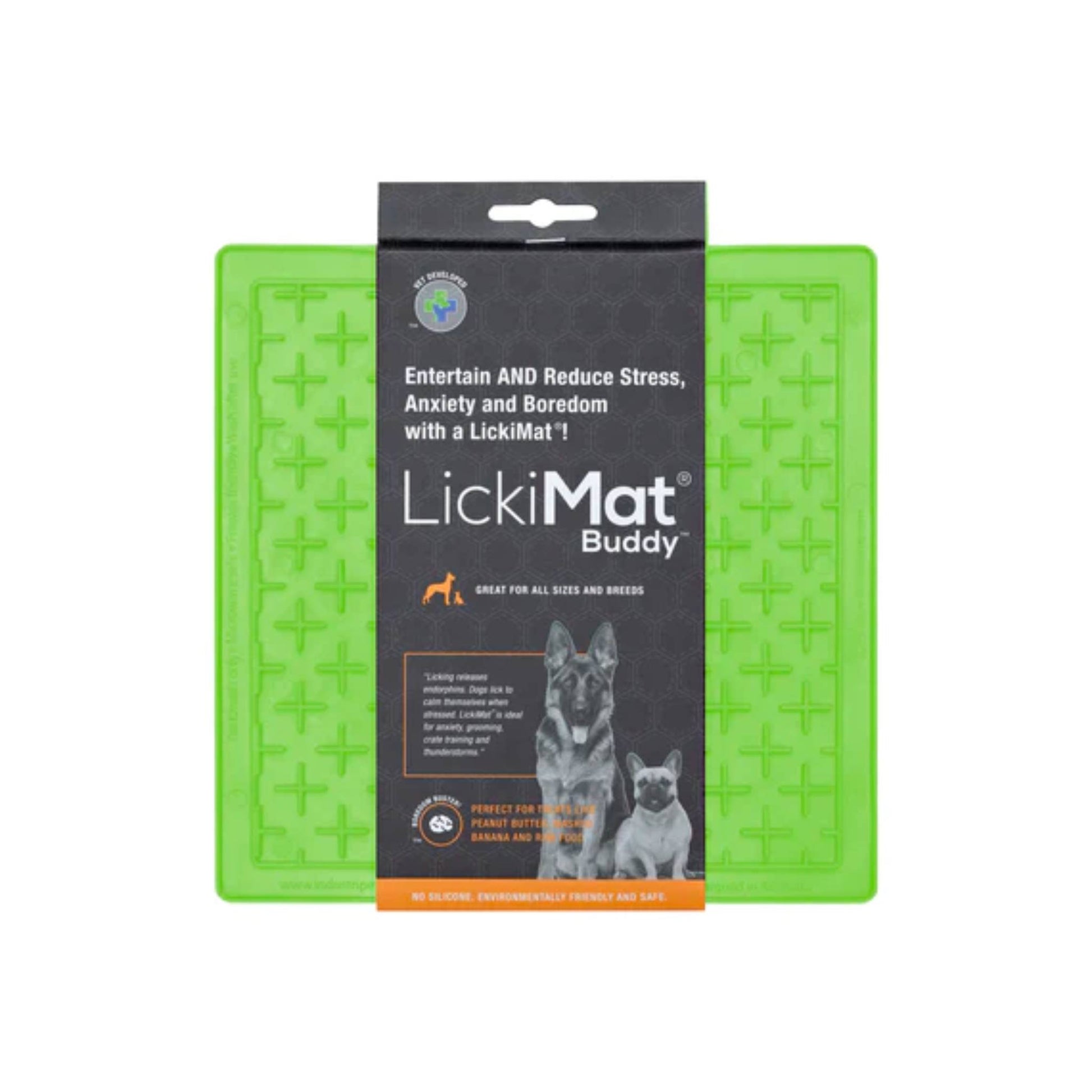 Lickimat buddy mat for dogs green