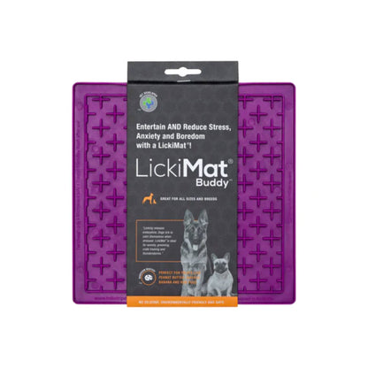 Lickimat buddy mat for dogs purple