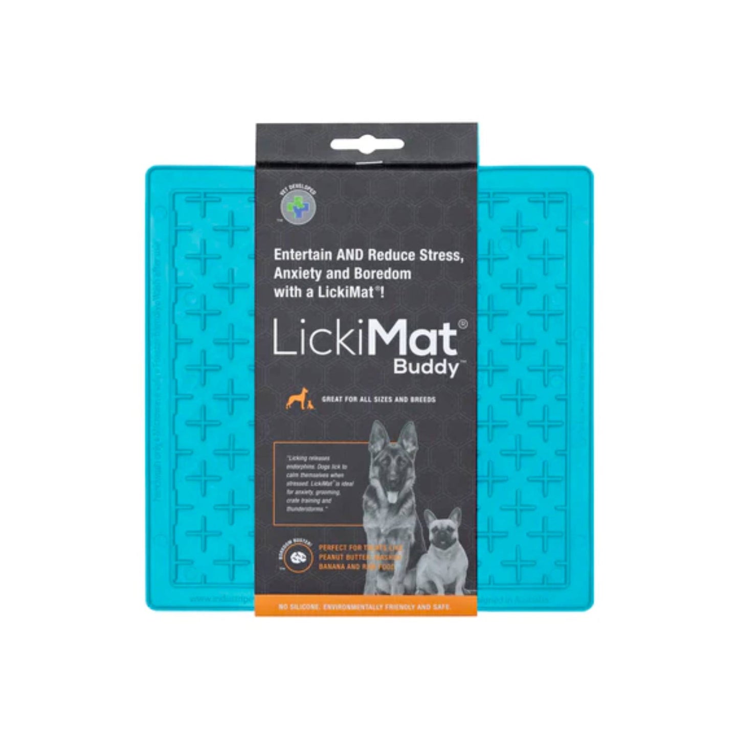 Lickimat buddy mat for dogs turquoise
