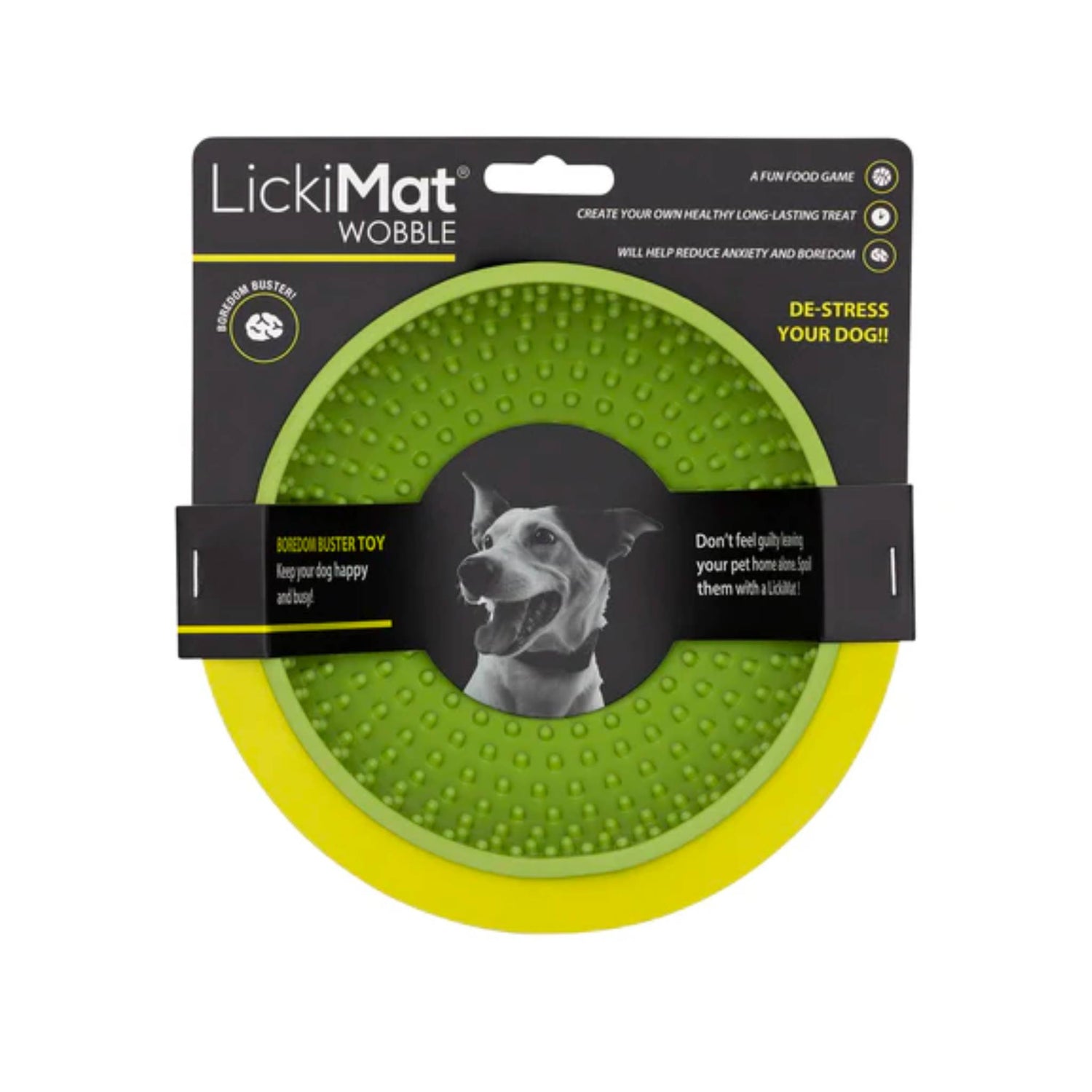 Lickimat Wobble Dog Bowl Green