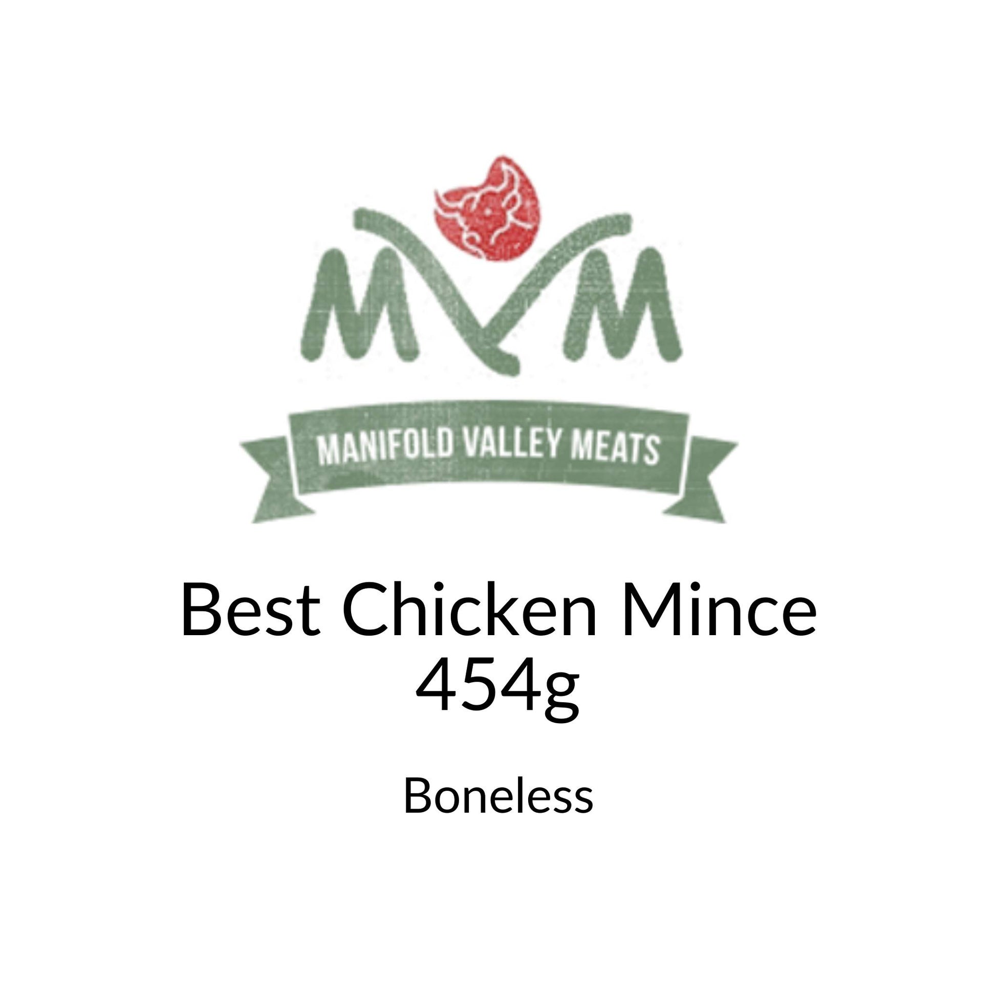 Manifold Valley Meats Best Chicken Mince Raw Dog Food