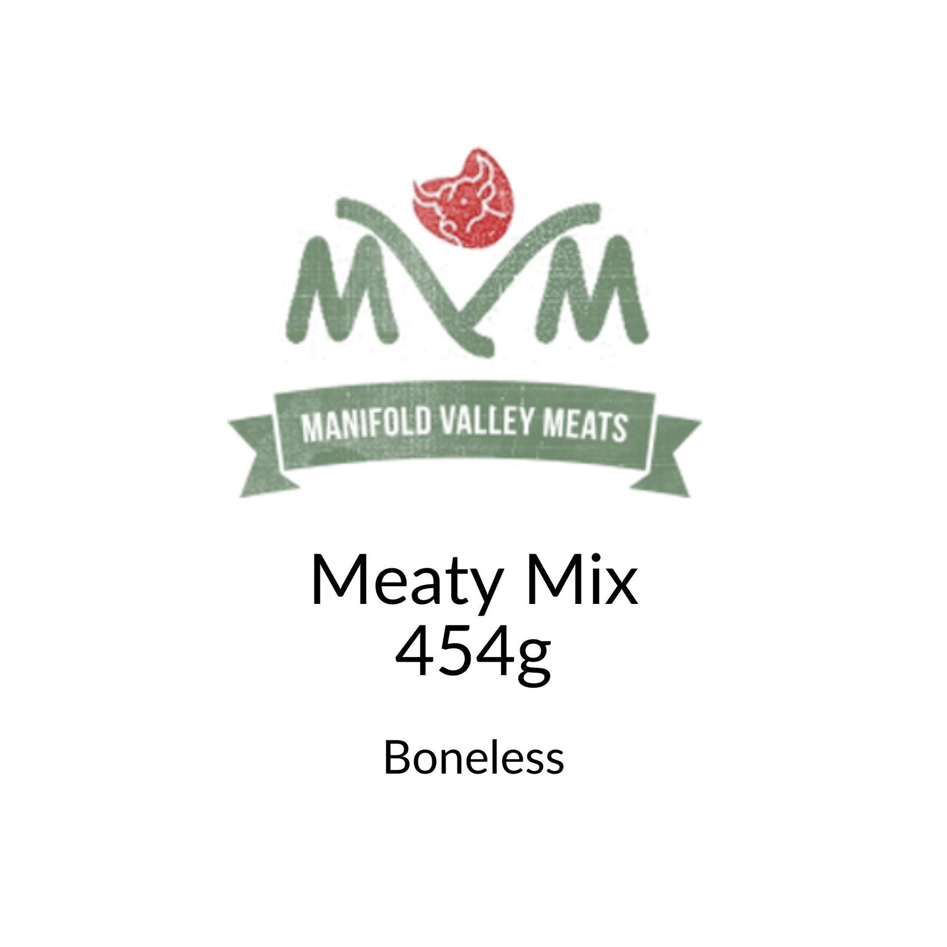 Manifold Valley Meats Meaty Boneless Raw Dog Food