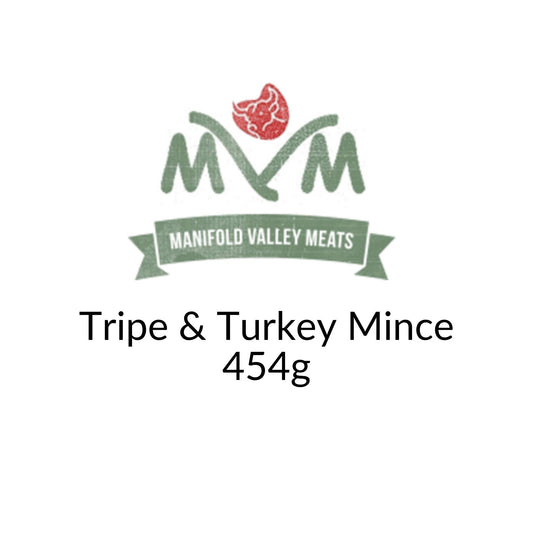 Manifold Valley Meats Tripe and Turkey Mince Raw Dog Food