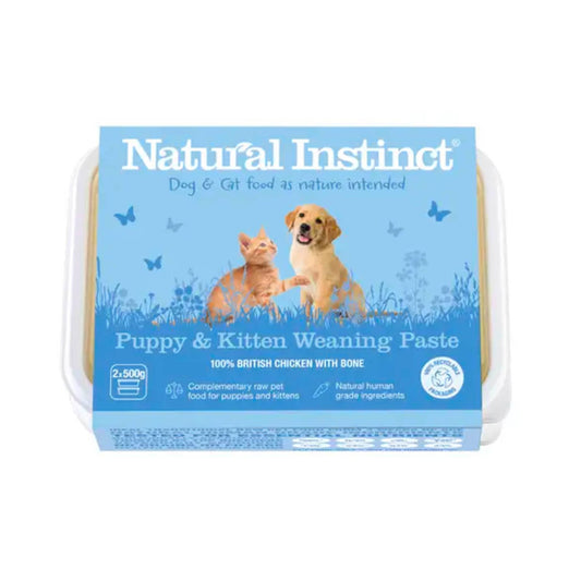 Natural Instinct Puppy & Kitten Weaning Paste Raw Dog Food