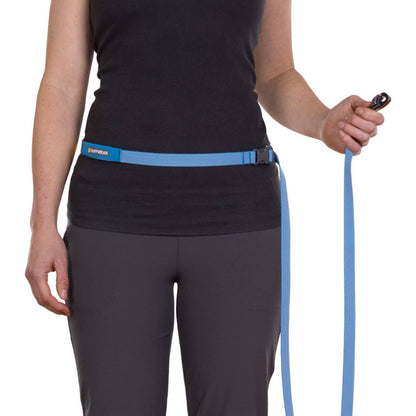 Ruffwear Flagline Dog Lead Hands Free Blue Dusk Waist Worn