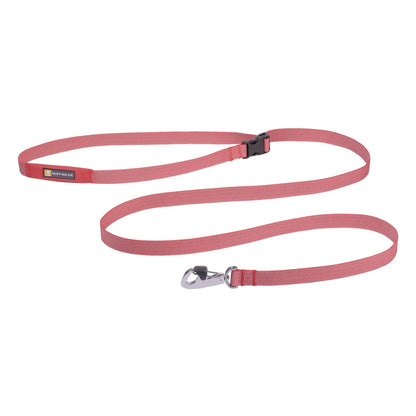 Ruffwear Flagline Dog Lead Hands Free Salmon Pink