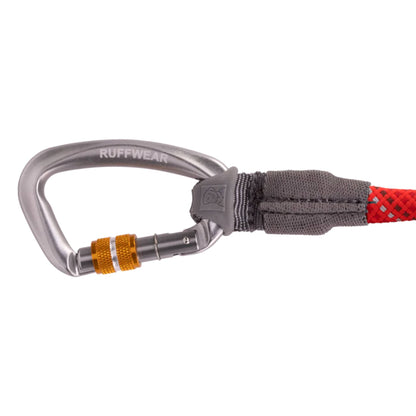 Ruffwear Knot a Long rope dog lead red clasp
